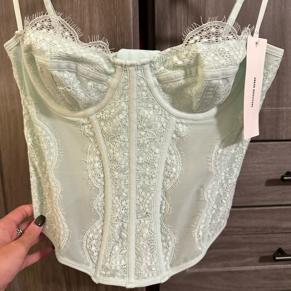 *****SOLD***** NWT Urban Outfitters Modern Love Corset - Picture 6 of 11